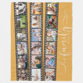 我々の物語は我々の家族の愛 |ファミリ名 フリースブランケット (正面)