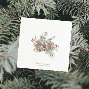 我々の生最高の活カスタムのパインコーン&パイン スタンダードカクテルナプキン