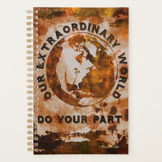 我々の異常な世界感動的- プランナー手帳 (正面)