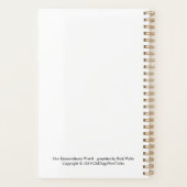 我々の異常な世界感動的- プランナー手帳 (裏面)