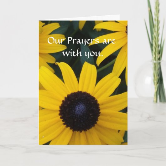 我々の祈りの言葉は君と一緒だ カード (正面)