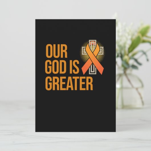 我々の神は白血病素晴らし認識度オレンジ 招待状 (スタンド正面)