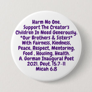 我々の神聖な価値観を生かす短い思い出 缶バッジ