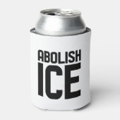 我々の移民による氷の廃止に関する抗議を支援する 缶クーラー (缶正面)