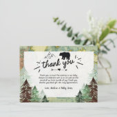 我々の素晴らしアドベンチャーヴィンテージマップベア サンキューカード (スタンド正面)