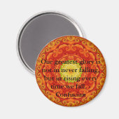 我々の素晴らし栄光は絶え間なく落ち込んではいないが… マグネット (正面/裏面)
