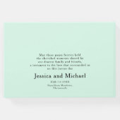 💍我々の結婚パッシフローラ静穏 ゲストブック (裏面)