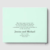 💍我々の結婚パッシフローラ静穏 ゲストブック (裏面)