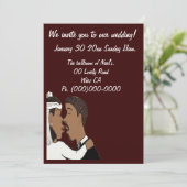 我々の結婚式招待状 招待状 (スタンド正面)