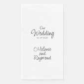 我々の結婚手書きスクリプカジュアルト (正面)