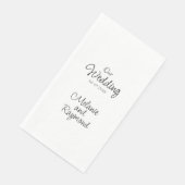 我々の結婚手書きスクリプカジュアルト (コーナー)