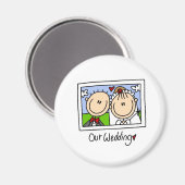 我々の結婚磁石 マグネット (正面/裏面)