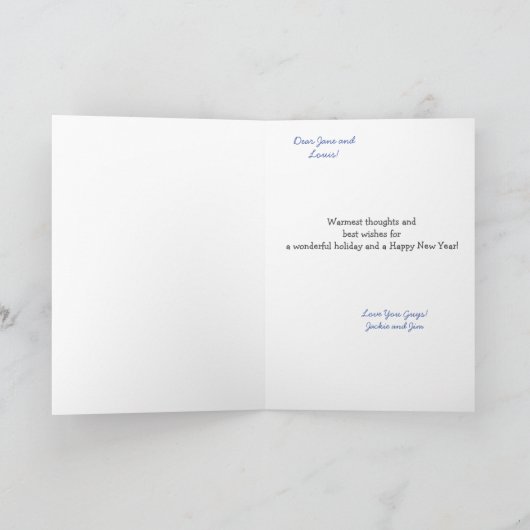 我々の繊細なジンジャーハウスの壮麗さ シーズンカード (内部)