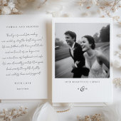 「我々の美しいカオス」写真サンキューカード 招待状