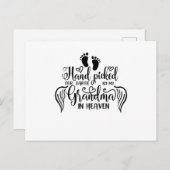 我々の腕の中の瞬間は、我々のハートの生涯 案内ポストカード (正面/裏面)