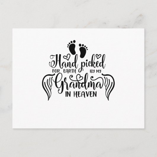 我々の腕の中の瞬間は、我々のハートの生涯 案内ポストカード (正面)