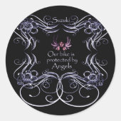 我々の自転車はエンジェル保護ズ製だ ラウンドシール (正面)