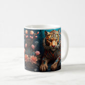 我々の虎と野生の神秘性を受け入れる コーヒーマグカップ (正面右)