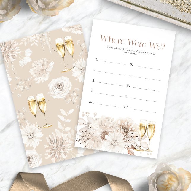 我々の試合はどこへ行ったか (Pearls and Prosecco Where Were We Game
)