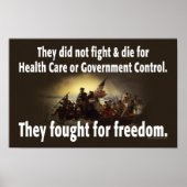 我々の軍隊は自由のために戦った….. ポスター (正面)