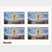 我々の迅速な支援の女祈性は 長方形シール (シート)