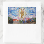 我々の迅速な支援の女祈性は 長方形シール (バッグ)