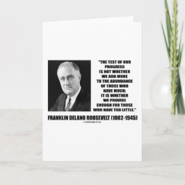 我々の進歩のテストの追加は十分に少ない提供 カード