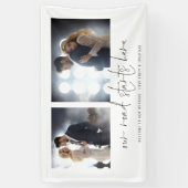 我々の道はここから始まる2 Photo Welcome 結婚's 横断幕 (縦)