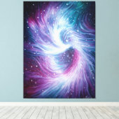 我々の銀河系の中心にあるブラックホール キャンバスプリント (インサイチュ (ウッドフロア))