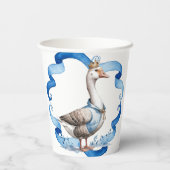 我々の間抜けガチョウは一人の誕生日を回している 紙コップ (裏面)