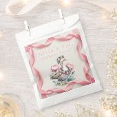 我々の間抜けガチョウは一誕生日になる フェイバーバッグ (クリップ留めされた状態)