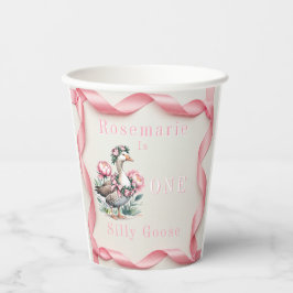 我々の間抜けガチョウは一誕生日になる 紙コップ