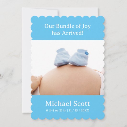 我々の青い歓喜の包みが届いた (正面)