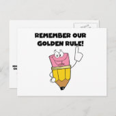 我々の黄金律を覚える ポストカード (正面/裏面)