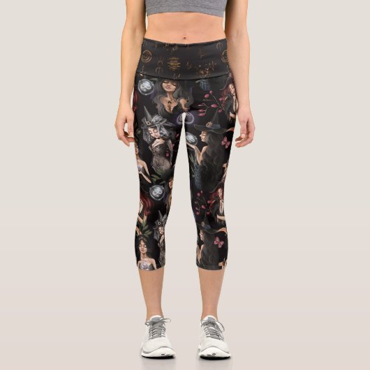 我々はあなたが燃えることができない魔女の娘だ カプリレギンス (正面)