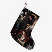 我々はあなたが燃えることができない魔女の娘だ スモールクリスマスストッキング (正面 (吊り時))