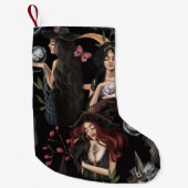我々はあなたが燃えることができない魔女の娘だ スモールクリスマスストッキング (正面)