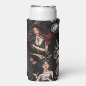 我々はあなたが燃えることができない魔女の娘だ スリム缶クーラー (Seltzer正面)
