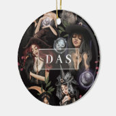 我々はあなたが燃えることができない魔女の娘だ セラミックオーナメント (左)