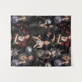 我々はあなたが燃えることができない魔女の娘だ タペストリー (正面(横))