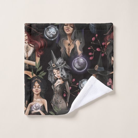 我々はあなたが燃えることができない魔女の娘だ バスタオルセット (ウォッシュタオル)