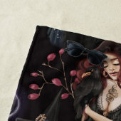 我々はあなたが燃えることができない魔女の娘だ ビーチタオル (インサイチュ)