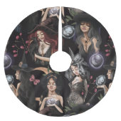 我々はあなたが燃えることができない魔女の娘だ ブラッシュドポリエステルツリースカート (正面)