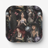 我々はあなたが燃えることができない魔女の娘だ ペーパープレート (正面)