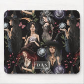 我々はあなたが燃えることができない魔女の娘だ マウスパッド (正面)