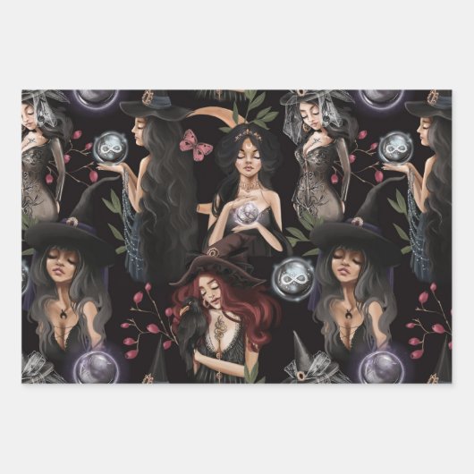 我々はあなたが燃えることができない魔女の娘だ ラッピングペーパーシート (正面)