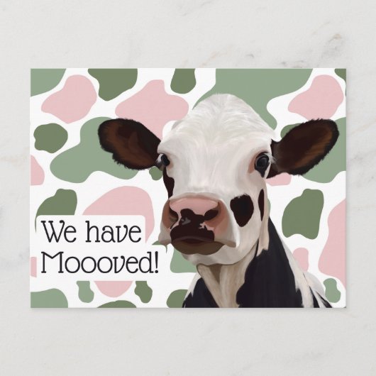 我々はおもしろいと辛辣な発表を動かした ポストカード (正面)