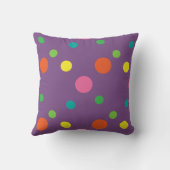 我々はおもしろい水玉模様 クッション (裏面)