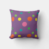 我々はおもしろい水玉模様 クッション (正面)