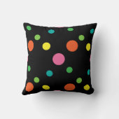 我々はおもしろい水玉模様 クッション (裏面)